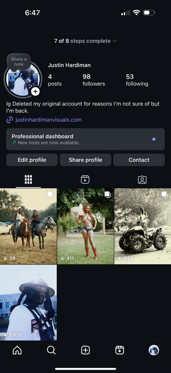 Here’s my new IG yall. I’m starting from the ground up again. Twitter and ig is where and how I get most of my commission. Most people wouldn’t know about the work I am doing if it wasn’t for these platforms. Feel free to follow me and reshare.