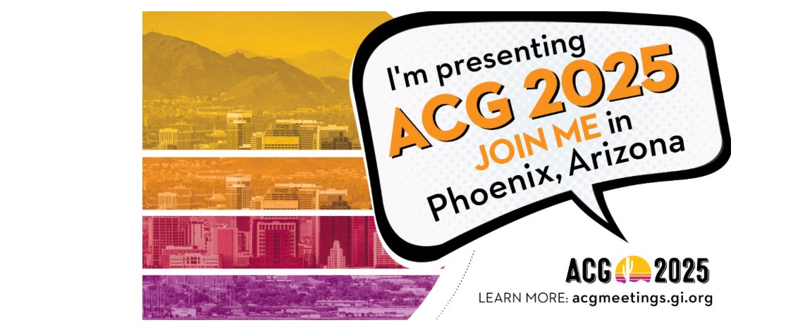 EUSandEndoscopy's tweet image. Two #EUS abstracts accepted for poster presentation at 2025 ACG meeting in Phoenix.