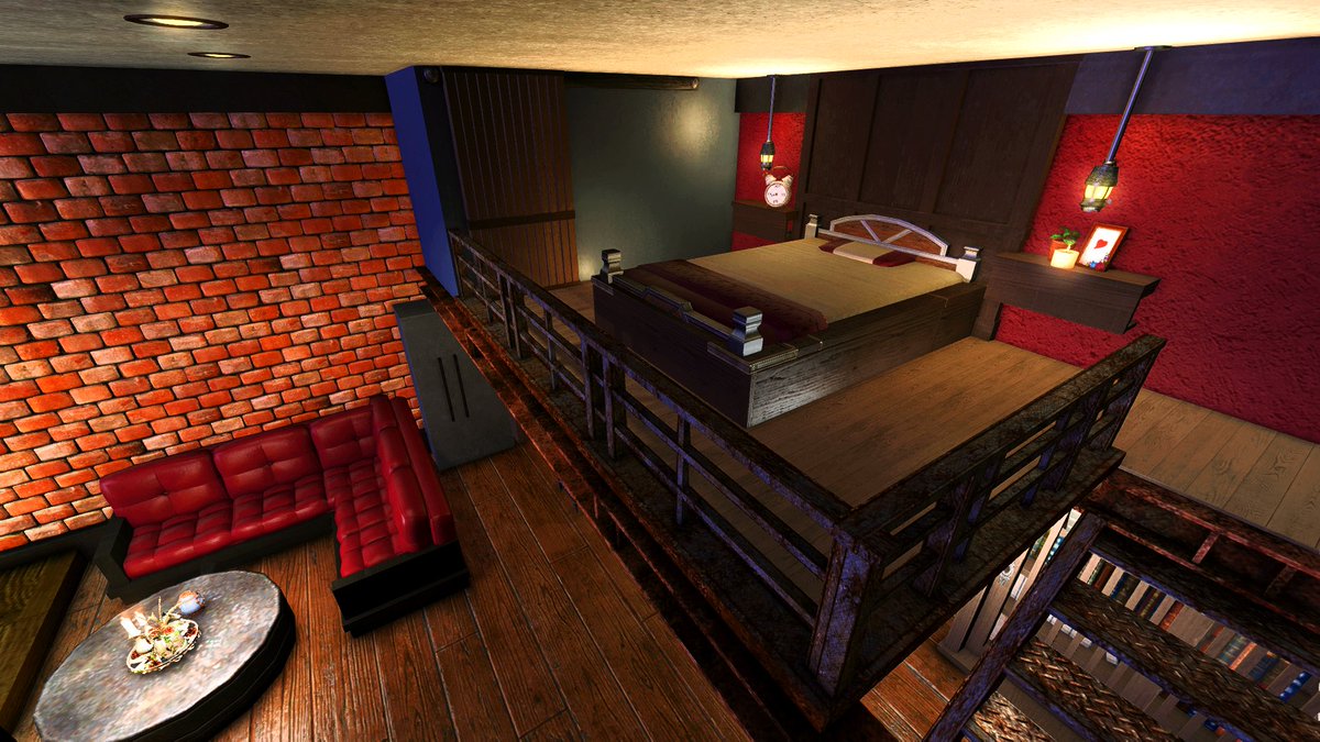 I made this Industrial Loft a long time ago and forgot to post pics. Oops. 😳 (FYI...will be demo'd in a week)

Pics by <a href="/TeigeZuHeltzer/">Teige</a>

Crystal, Mateus, Goblet, W10, P32

#FFXIVHousing #hgxiv #HousingEden #FFXIV #FF14ハウジング #FinalFantasyXIV #liarahelperton