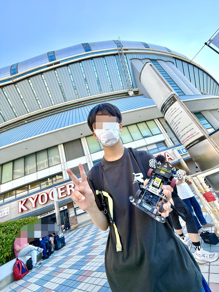 遅くなりましたが到着！！
ミニ四駆JC大阪大会頑張るぞ💪

#身分証明書忘れて取りに帰って地獄でした