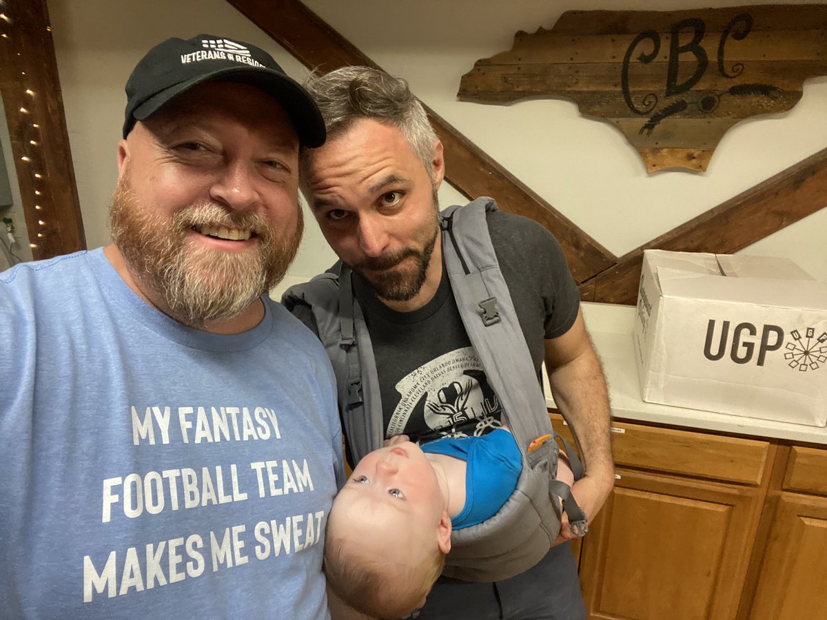 RBL_leader_01's tweet image. Great times and new friends made at the Charlotte #SFB15 live draft! Great venue at @CabarrusBrewCo and very well run by @hjchami and the “draft baby!”