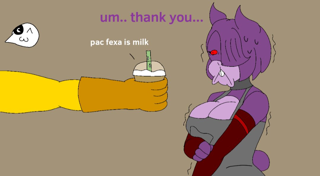 💛🍒 Pac-Fexa 🍒💛 (@sonicfexa) on Twitter photo <a href="/Bonfie_shadow12/">Timmy Shadow</a> Drew this for me and <a href="/Eli_onSFM/">𝕖𝕝𝕚_𝕠𝕟𝕤𝕗𝕞👻🔞 (Taking a break)</a> 😆
I think Eli wants some Milk 😁🤭 <a href="/Bonfie_shadow12/">Timmy Shadow</a> Drew this for me and <a href="/Eli_onSFM/">𝕖𝕝𝕚_𝕠𝕟𝕤𝕗𝕞👻🔞 (Taking a break)</a> 😆
I think Eli wants some Milk 😁🤭