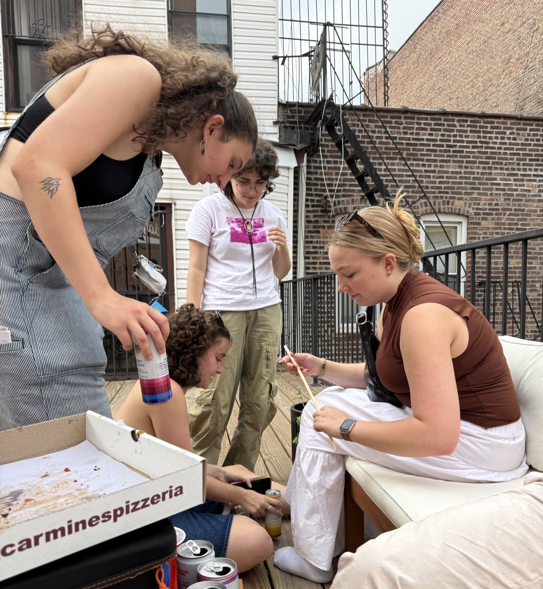 skayeterboy's tweet image. dropped my earring through the patio slats and the whole function banded together to build a contraption to rescue it