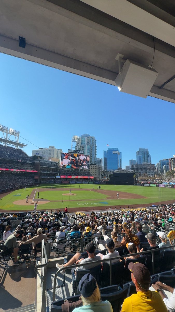 Another MLB ballpark off my bucket list as I watch the San Diego Padres battle the Philadelphia Phillies at Petco Park in the FOX Game of the Week. Beautiful venue!!
