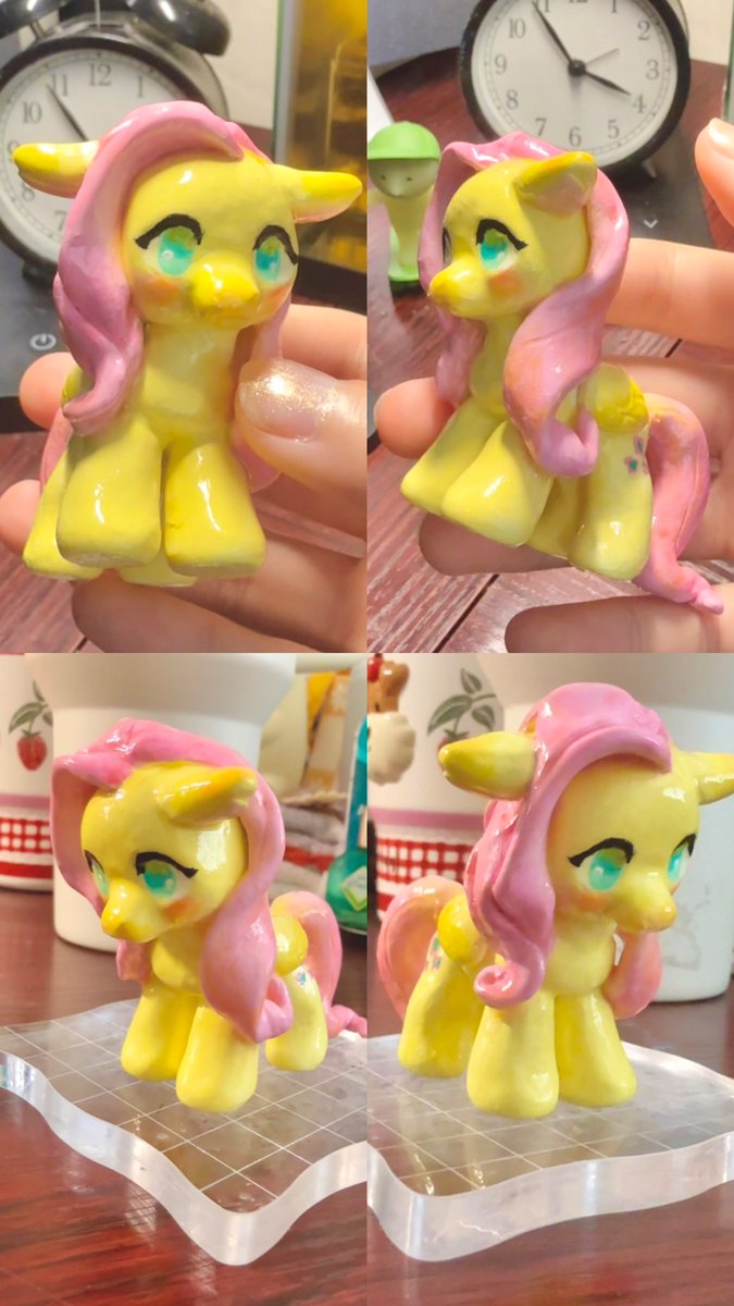 bloomuffinomnom's tweet photo. she’s a little rough but still a cutie patootie✨ #mlp #Fluttershy https://t.co/cd7yeSOYYl