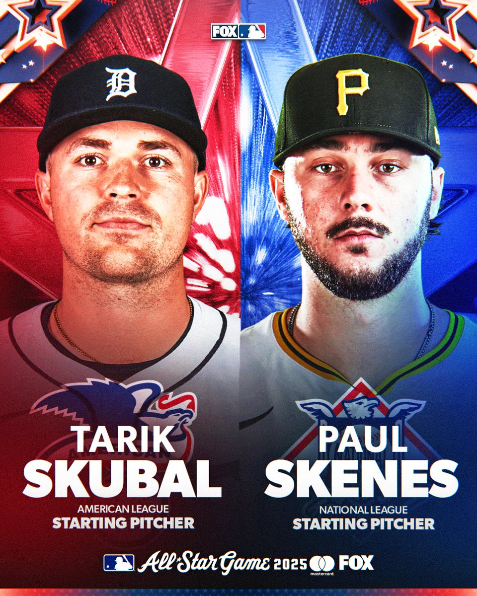 Juego de Estrellas MLB 2025: Paul Skenes y Tarik Skubal son los pitchers abridores