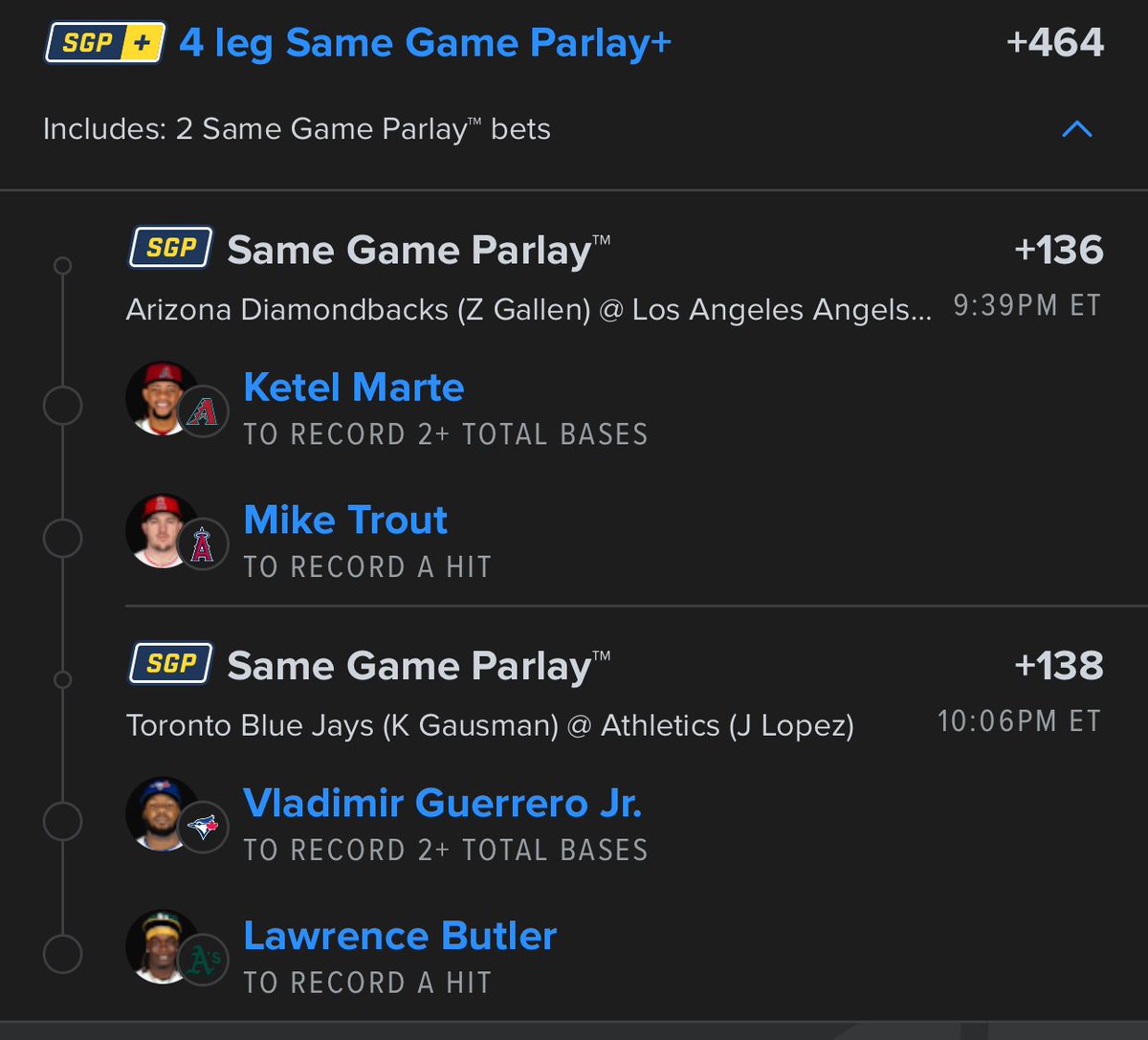 BlackEnvyClubH's tweet image. Hits and bases locked in — let’s ride this ticket to the moon 🌙💰 #MLBParlay #TotalBases #HitKings #BaseballBets