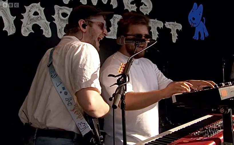 BluesDogDays's tweet image. I was already emotional seeing our boys on TV and then was sucker punched by my silly little guitar strap 🥹😭