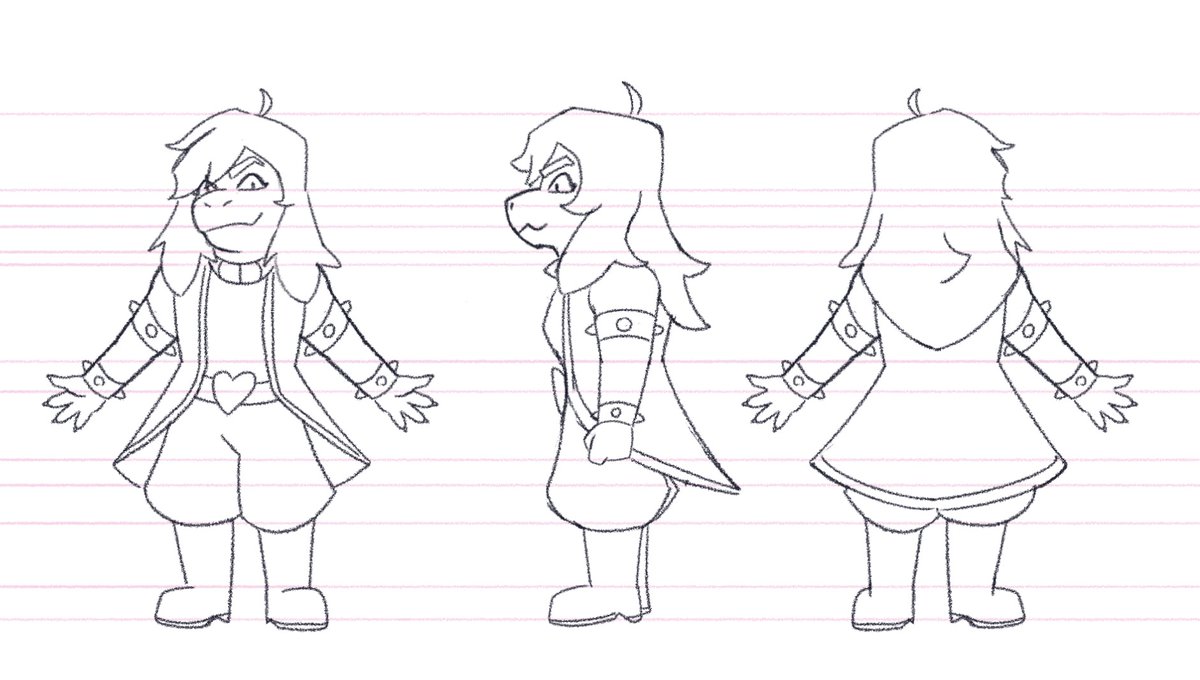 RoFroYo's tweet image. Some #DELTARUNE Ralsei and Susie turnaround. Going to work on Kris next.