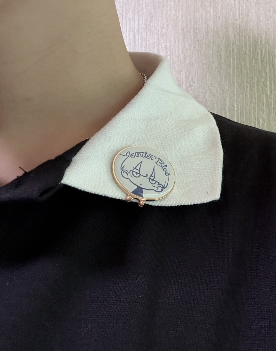 Eveくじのキャップクリップ 襟につけても可愛いけどな〜って思って