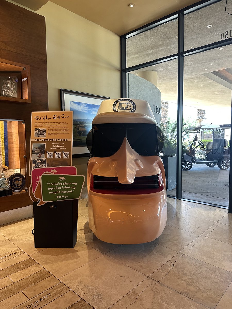 Bob Hope’s cart at <a href="/PGAWESTGOLF/">PGA WEST</a>