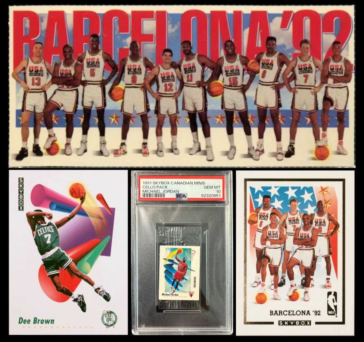 JunkWaxHeroes's tweet image. Top 12 Most Valuable 1991 Skybox NBA Basketball Cards 🏀
Perforated Panels, a rare Mail-Away, and Mini Cards in bags of Doritos - This Skybox set is much more than its distinct design!!!
Check out the full list below 🧵