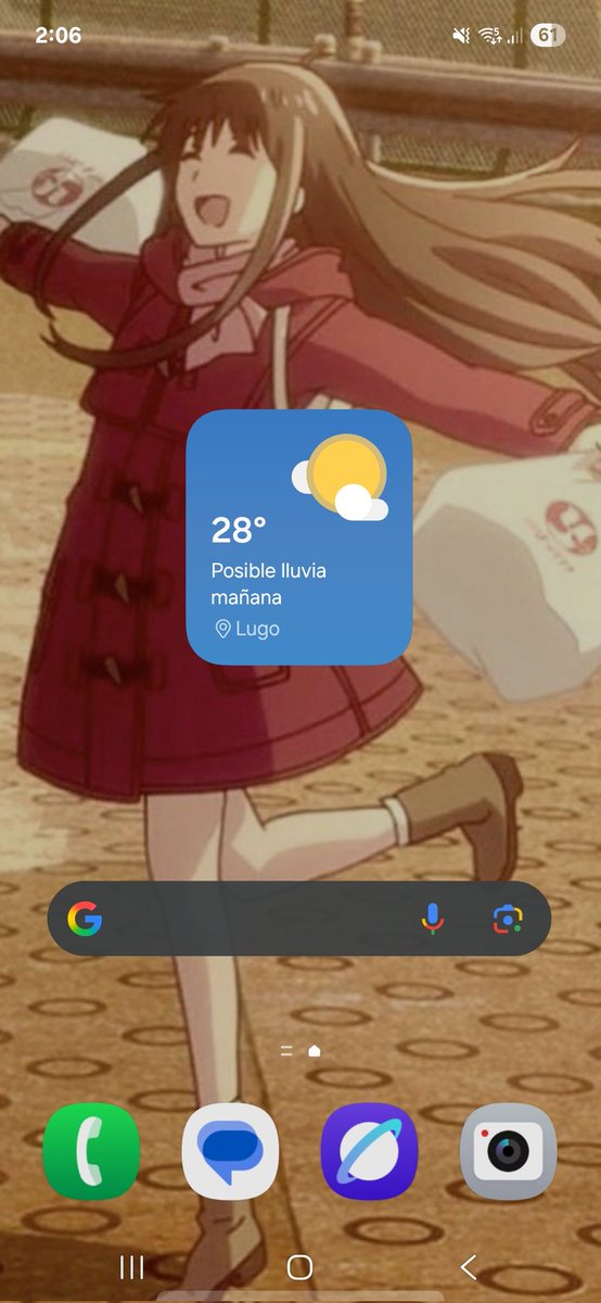 Me quité el fondo de pantalla por defecto de mi celular y ahora tengo una nueva fuente de felicidad