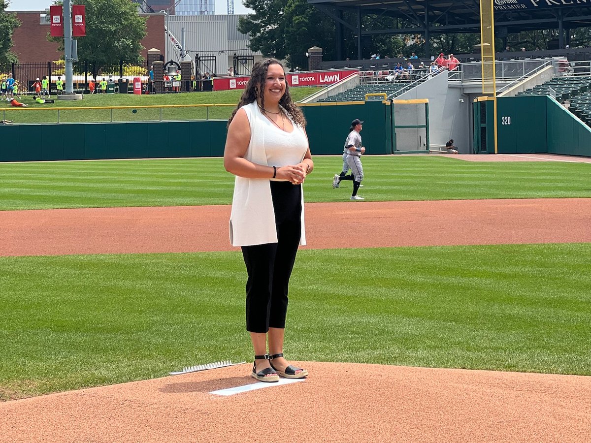 The Parks Alliance (@parksalliancein) on Twitter photo Thank you to everyone who came out to <a href="/thevicindy/">Victory Field</a> as part of For the Love of Parks presented by Midstates Recreation.
We were especially proud to see Brittany Crone, the new Director of <a href="/IndyParksandRec/">Indy Parks🌲</a>, throw out the first pitch! ⚾️ Thank you to everyone who came out to <a href="/thevicindy/">Victory Field</a> as part of For the Love of Parks presented by Midstates Recreation.
We were especially proud to see Brittany Crone, the new Director of <a href="/IndyParksandRec/">Indy Parks🌲</a>, throw out the first pitch! ⚾️