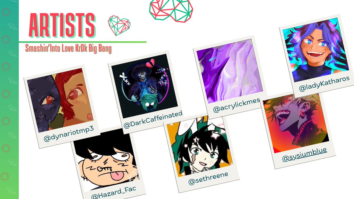 krdkcentral's tweet image. #SmashinIntoLove #mhabigbang #krdk #KiriDeku #DekuKiri

Our writers and artists are already brewing tasty ideas for the boys! 

Want to know who will delight us with Eijiro and Izuku lovin'?

👇❤️👇💚👇