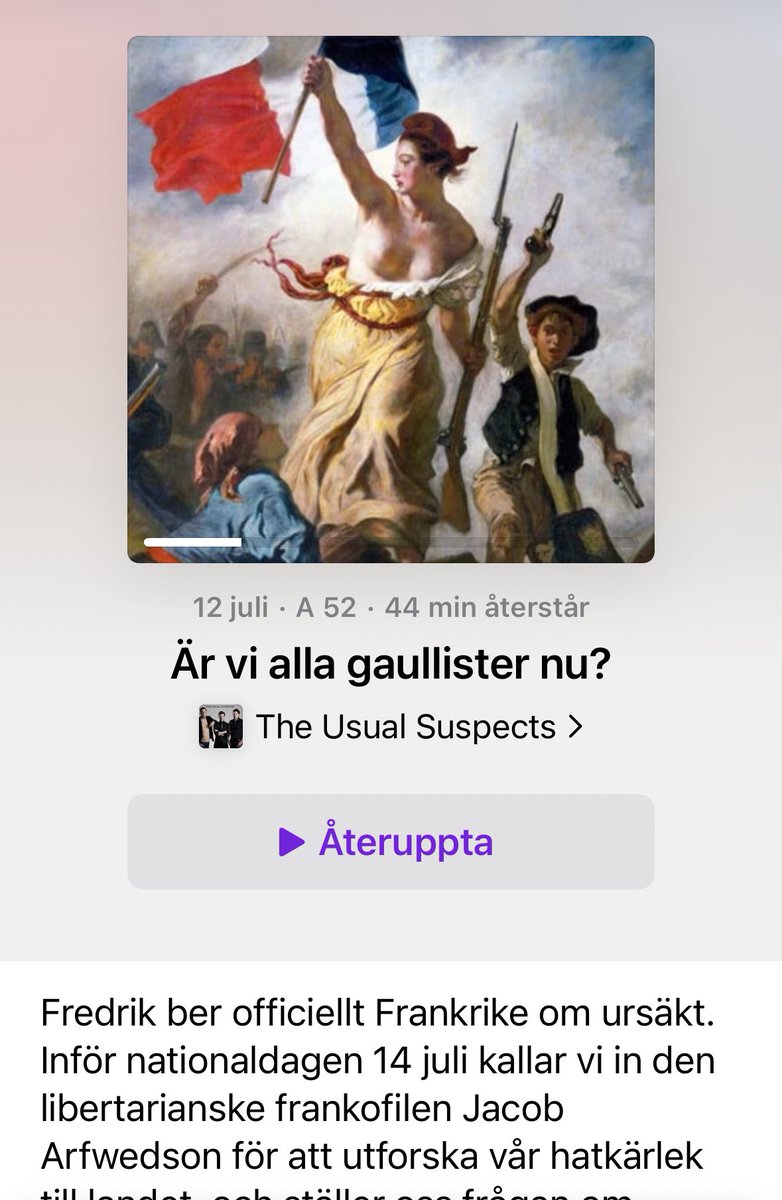 segerfeldt's tweet image. Ett avsnitt utan Mattias, men med Jacob Arfwedson, om hur i hela friden man ska förhålla sig till Frankrike nuförtiden. Till hösten kommer Frankrike - hatkärlekshistoria ut i pocket. Med ett nytt kapitel där jag tar tillbaka allt och hävdar motsatsen.