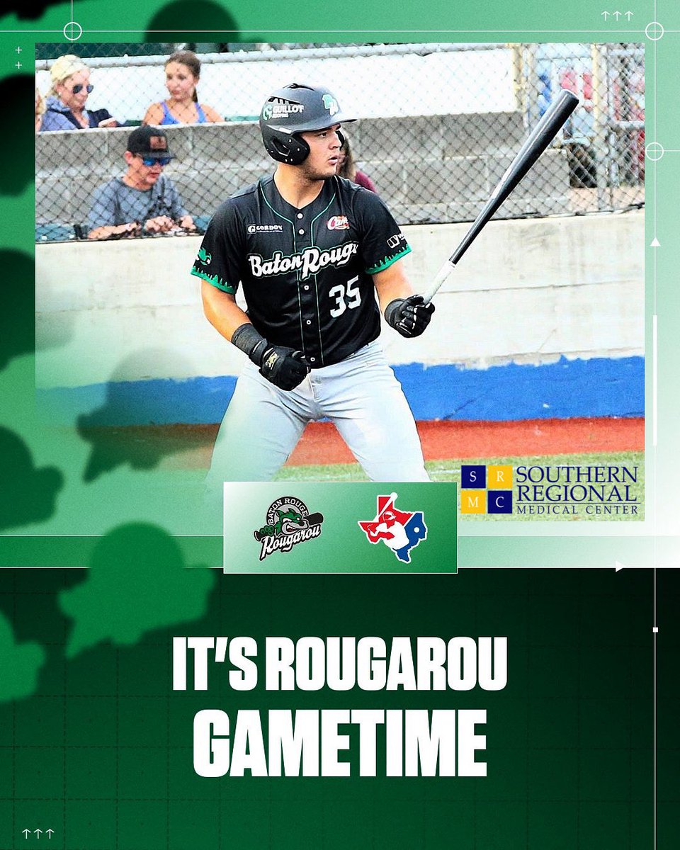 BRRougarou's tweet photo. First pitch has been thrown. Letโs go.
#BatonRougeRougarou #Baseball #TCL #SummerBaseball #Gameday #FirstPitch
#VictoriaGenerals #SRMC https://t.co/6M9VgO52HA