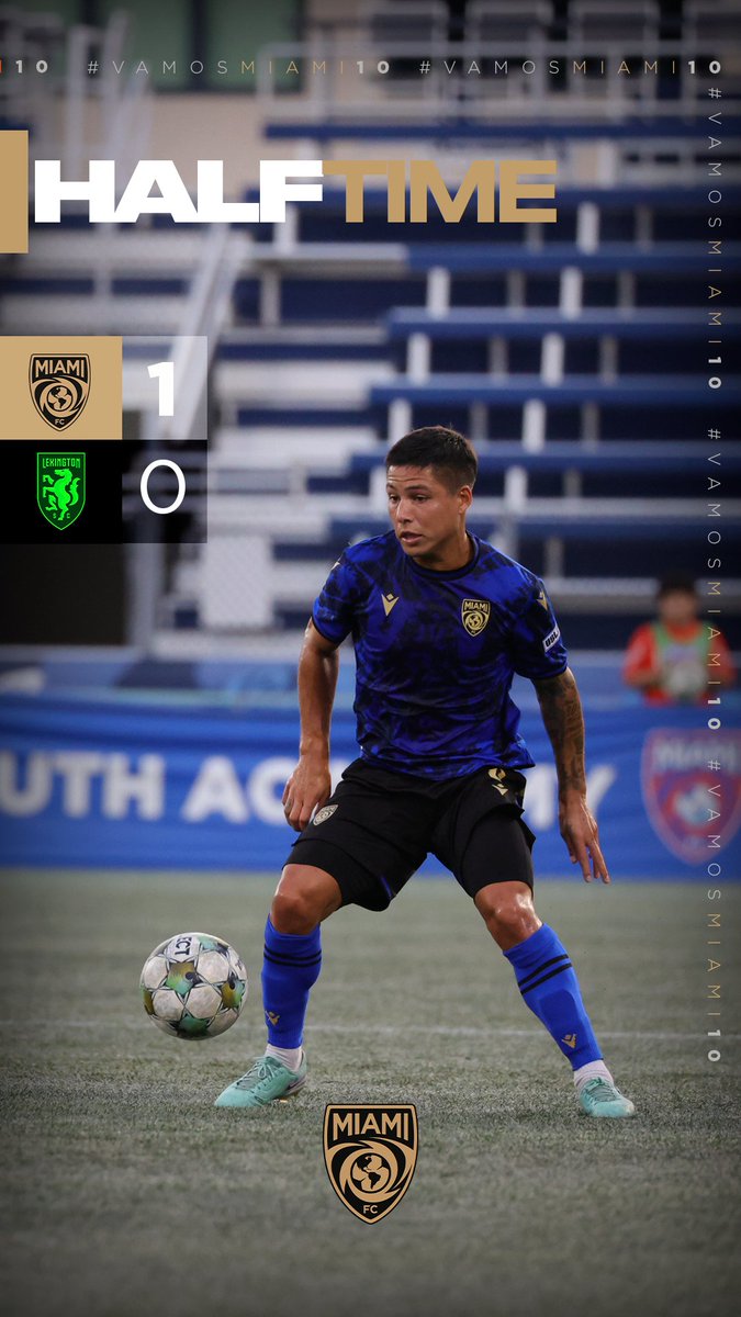 HT+' | Leading at the half

#MIAvLEX | 1-0