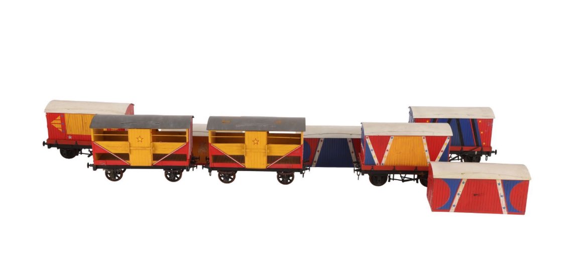 EmeraldTender's tweet image. What props did you guys wanted and perhaps tried to bid but were unable to? I’ll start…
Lot 82. Nelson
Lot 71. Patrick
Lot 157. Circus trucks
Lot 139. Northlight steam ship and fishing boat