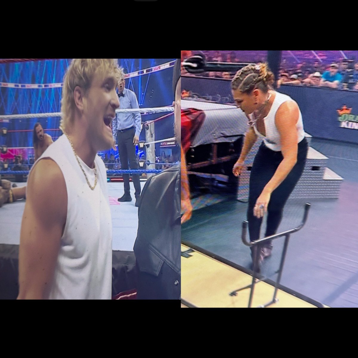 Who wore it better? 

<a href="/LoganPaul/">Logan Paul</a> v <a href="/MarinaShafir/">Marina Shafir</a> edition 

#SNME #AllInTexas