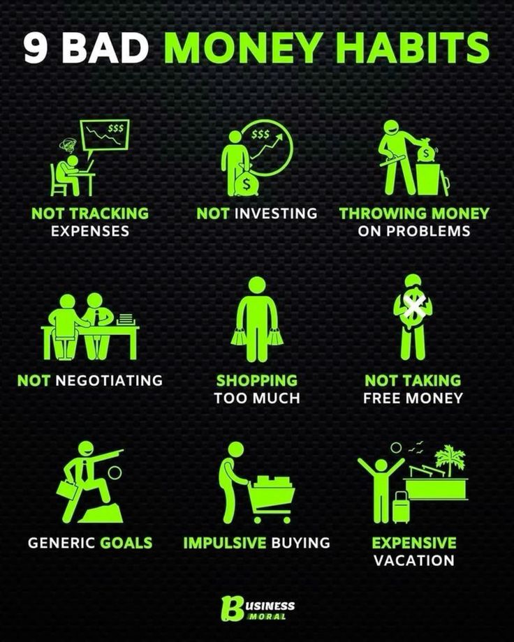 9 Bad Money Habits