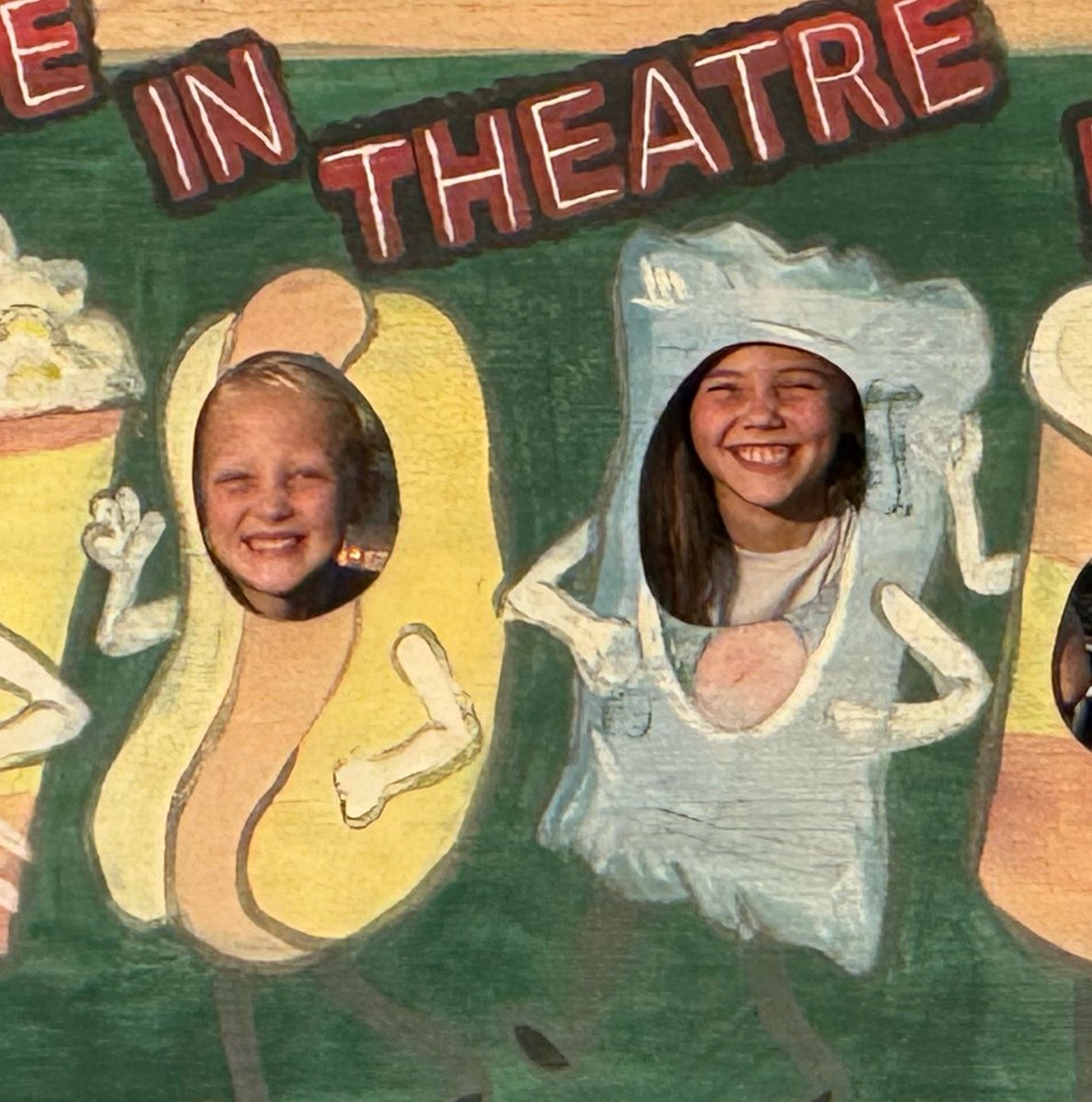 Bucket list this summer. Drive in movie. Joslyn and Jori are pretty excited!