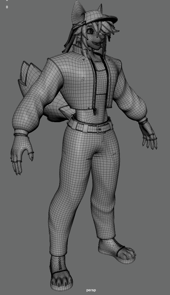 Almost finished the retopo and uvs.

Another commission space is now open. I would like to upgrade my computer before going on vacation so I can get everything set up and organize my things, and start making better renders. I would really appreciate it.

Part of the raffle-Model
