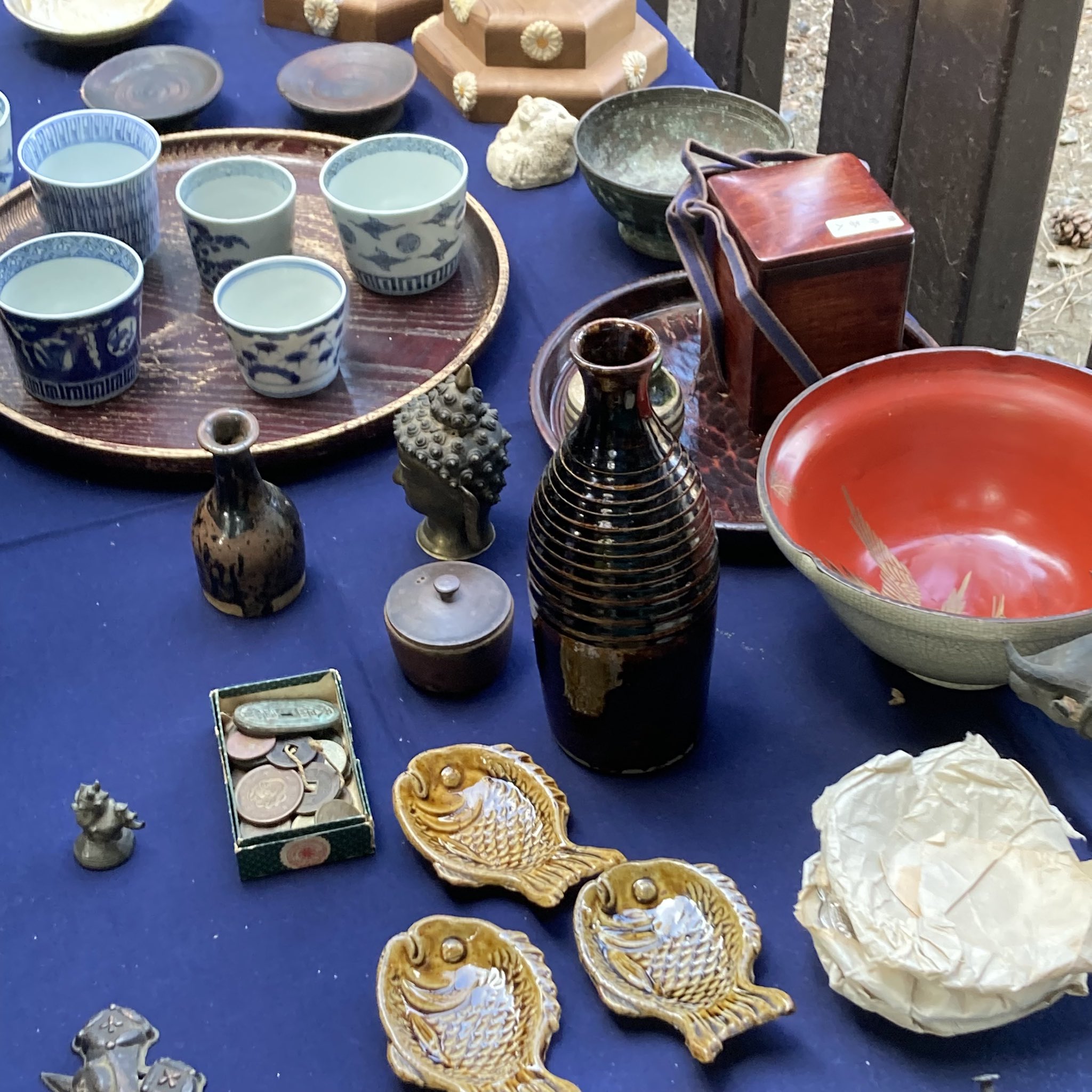 下落合氷川蚤の市 Shimoochiai hikawa flea market