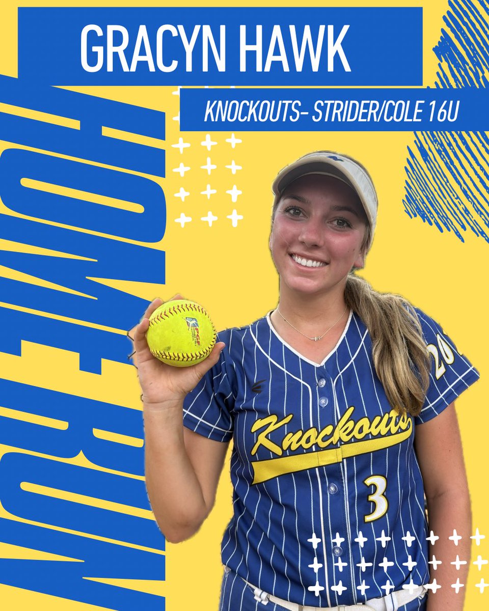 🚨💣 BOMB SQUAD 💣🚨
Gracyn Hawk hit her first home run of the season!  Way to go Gracyn!!!!