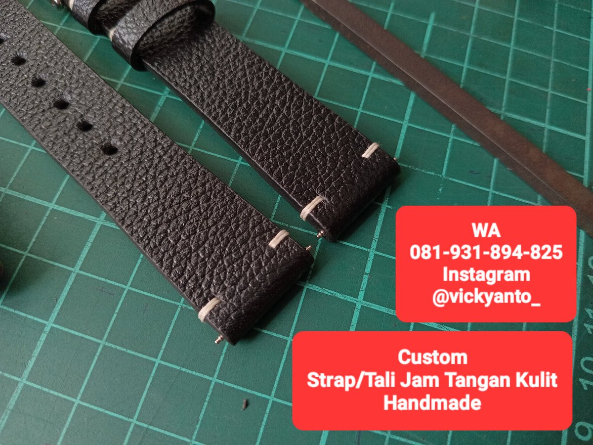 vickyanto_'s tweet photo. ⌚ Custom Strap/Tali Jam Tangan Kulit Handmade

🐄 100% Kulit Asli

💰 Mulai Rp150.000

🏠 Jl. Silikat 32A (Masuk Gg Penjahit Kulit), Purwantoro, Blimbing

📱 https://t.co/MPuQZ0ZOne

📷 https://t.co/cz6hv0vuIx

📍https://t.co/jySiNQFrqd

@infomalang
#pasarmingguinfomalang https://t.co/u5exCvVm6k