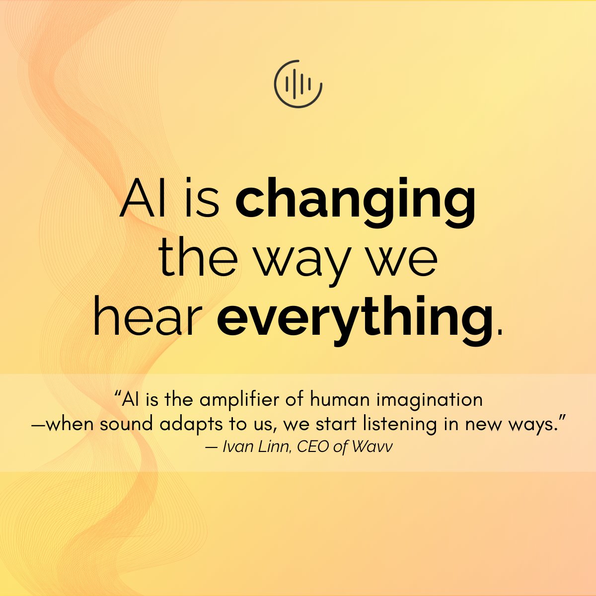 thewavvapp's tweet image. Why does your music sound just right? AI.
Harshal Shah explains how it&apos;s remixing audio in Forbes.

“AI is the amplifier of human imagination—when sound adapts to us, we start listening in new ways.” — Ivan Linn, CEO of Wavv

🔗 forbes.com/councils/forbe…
#SmartSound #AIMusic
