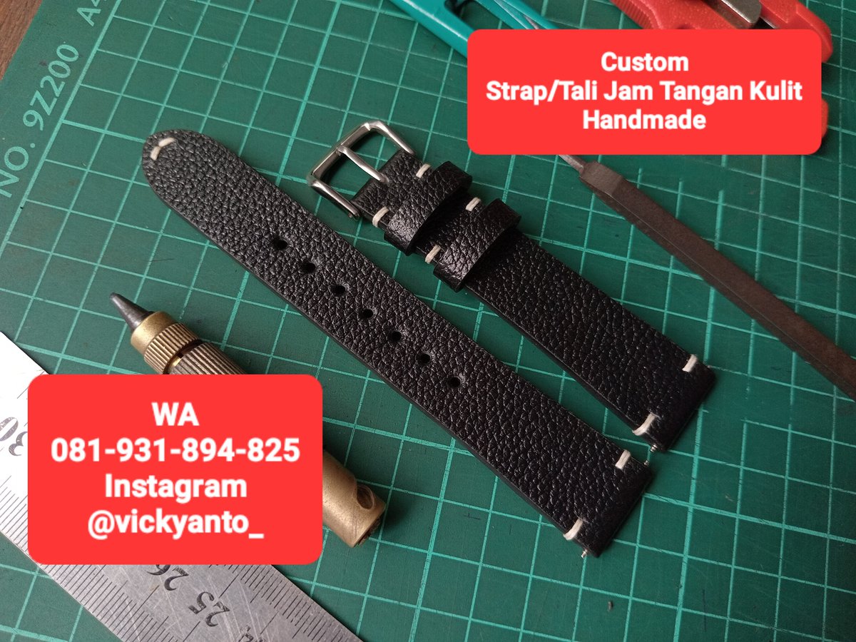 vickyanto_'s tweet photo. ⌚ Custom Strap/Tali Jam Tangan Kulit Handmade

🐄 100% Kulit Asli

💰 Mulai Rp150.000

🏠 Jl. Silikat 32A (Masuk Gg Penjahit Kulit), Purwantoro, Blimbing

📱 https://t.co/MPuQZ0ZOne

📷 https://t.co/cz6hv0vuIx

📍https://t.co/jySiNQFrqd

@infomalang
#pasarmingguinfomalang https://t.co/u5exCvVm6k
