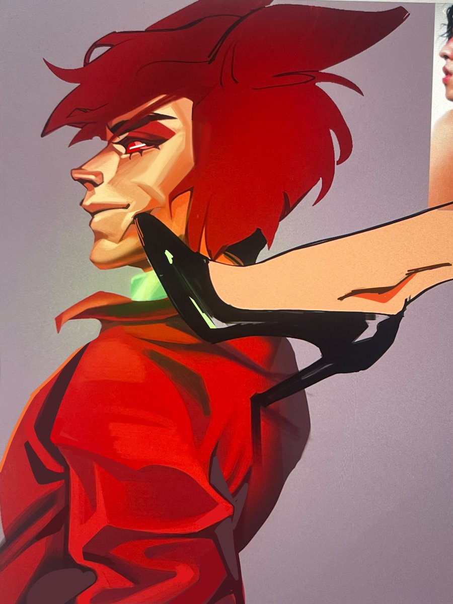 There's no chance I'll ever finish this 
#HazbinHotel #Alastor #HazbinHotelAlastor