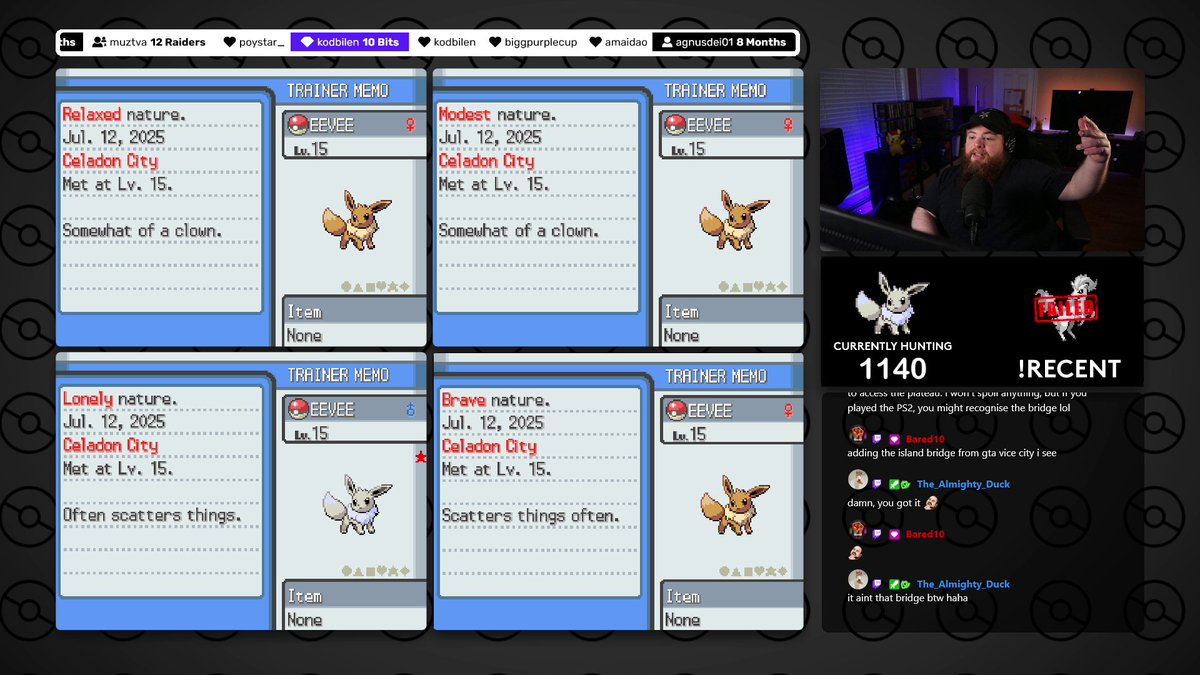 strizy's tweet image. Shiny Eevee for #CasinoWeek2025!
Found it at 1160 game corner encounters!