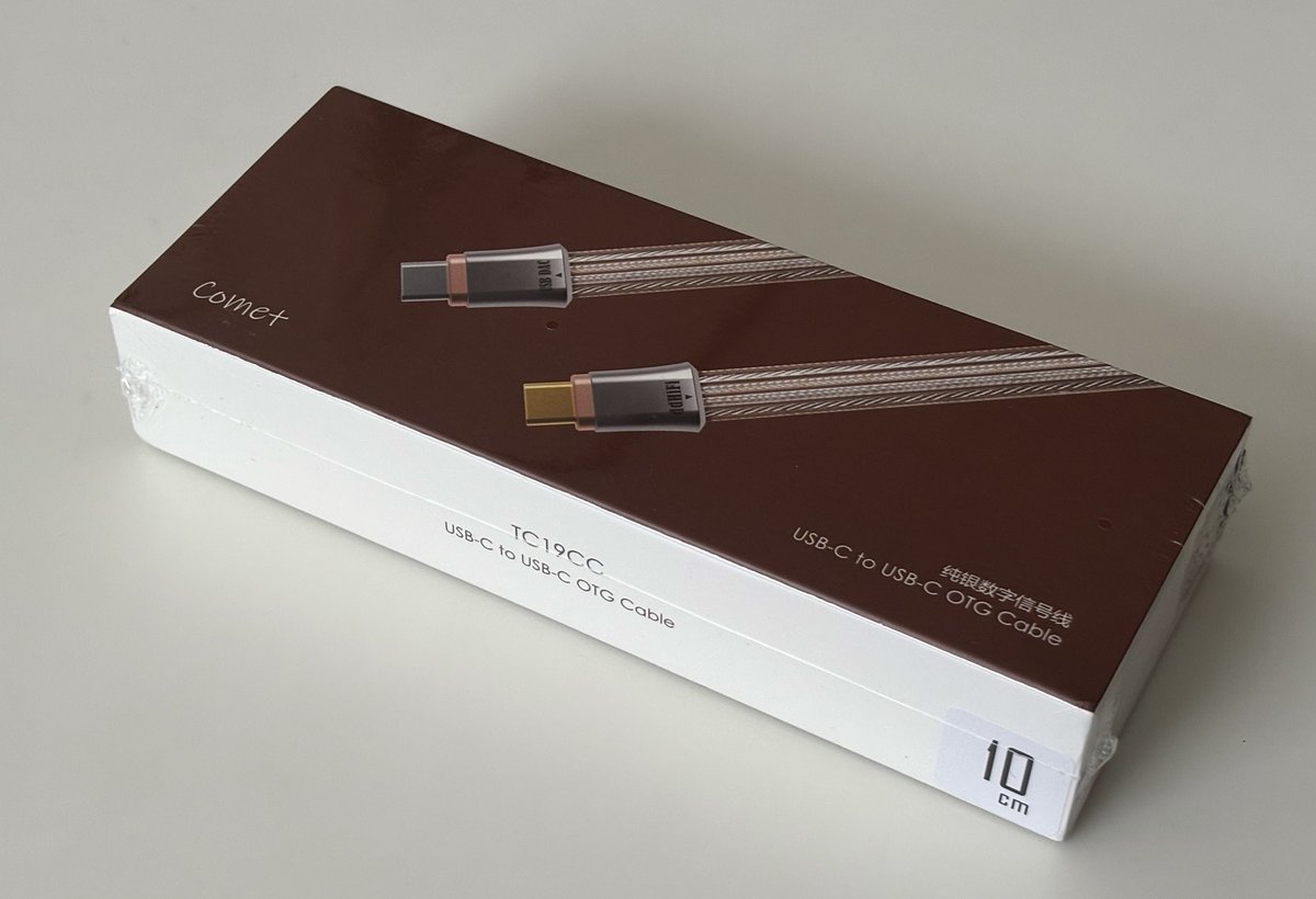ddHiFi TC19CC （Comet） OTG ケーブル 新品未開封 ddHiFi ddHiFi TC19CC USB-C To USB-C OTGケーブル 45cm USBケーブル