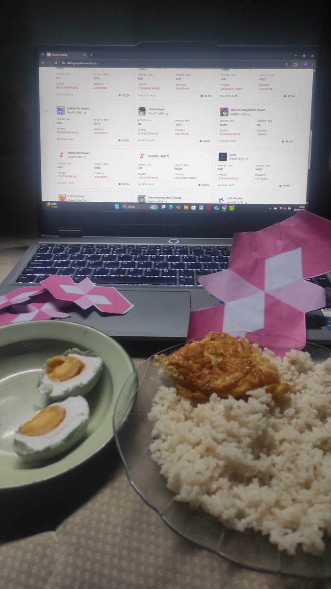 Muhrammymy's tweet photo. Proof of food🍛🍛🍛
Good Morning, Happy Weekend
ALL IN SUCCINCT 🥰
@0xCRASHOUT @SuccinctLabs
#proofoffood #ProveWithUs https://t.co/D7kp0GeCTE
