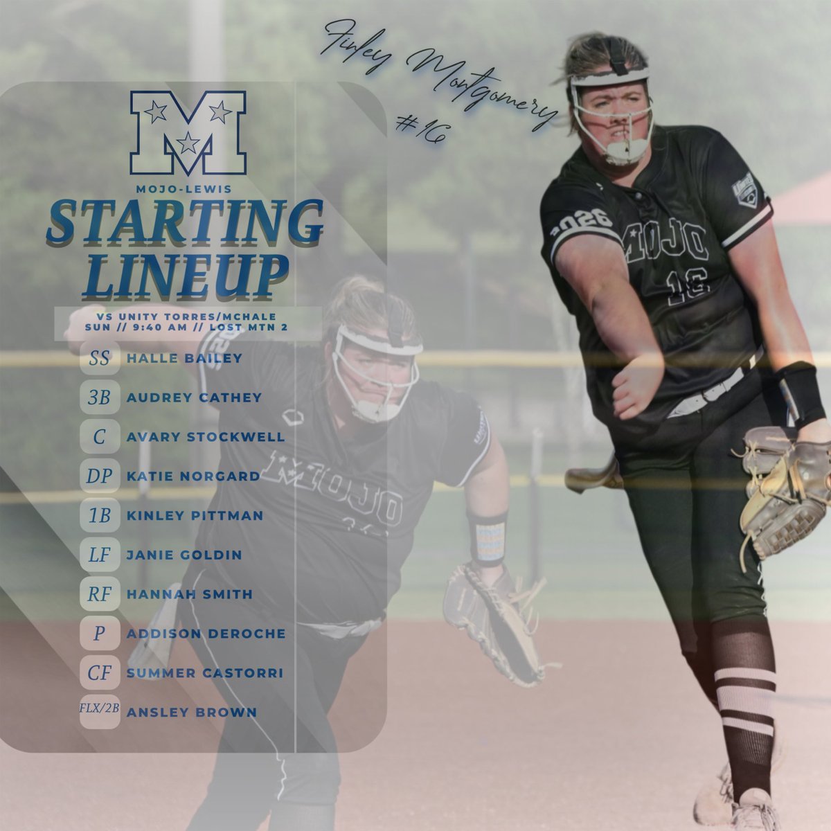TN Mojo-Lewis/Hebron Christian/Brittany Lewis (@mojolewis) on Twitter photo <a href="/AtlLegacyInvite/">Atlanta Legacy Invitational</a> continues tomorrow with Bracket game # ✌🏼!
🗓️ Tomorrow
⏰ 9:40 am est
📍 Lost Mountain Pk F2
⬇️ Starting Lineup
#YouOweYou 🧡💙 <a href="/BSherSB/">Barb Sherwood</a> <a href="/AtlLegacyInvite/">Atlanta Legacy Invitational</a> continues tomorrow with Bracket game # ✌🏼!
🗓️ Tomorrow
⏰ 9:40 am est
📍 Lost Mountain Pk F2
⬇️ Starting Lineup
#YouOweYou 🧡💙 <a href="/BSherSB/">Barb Sherwood</a>