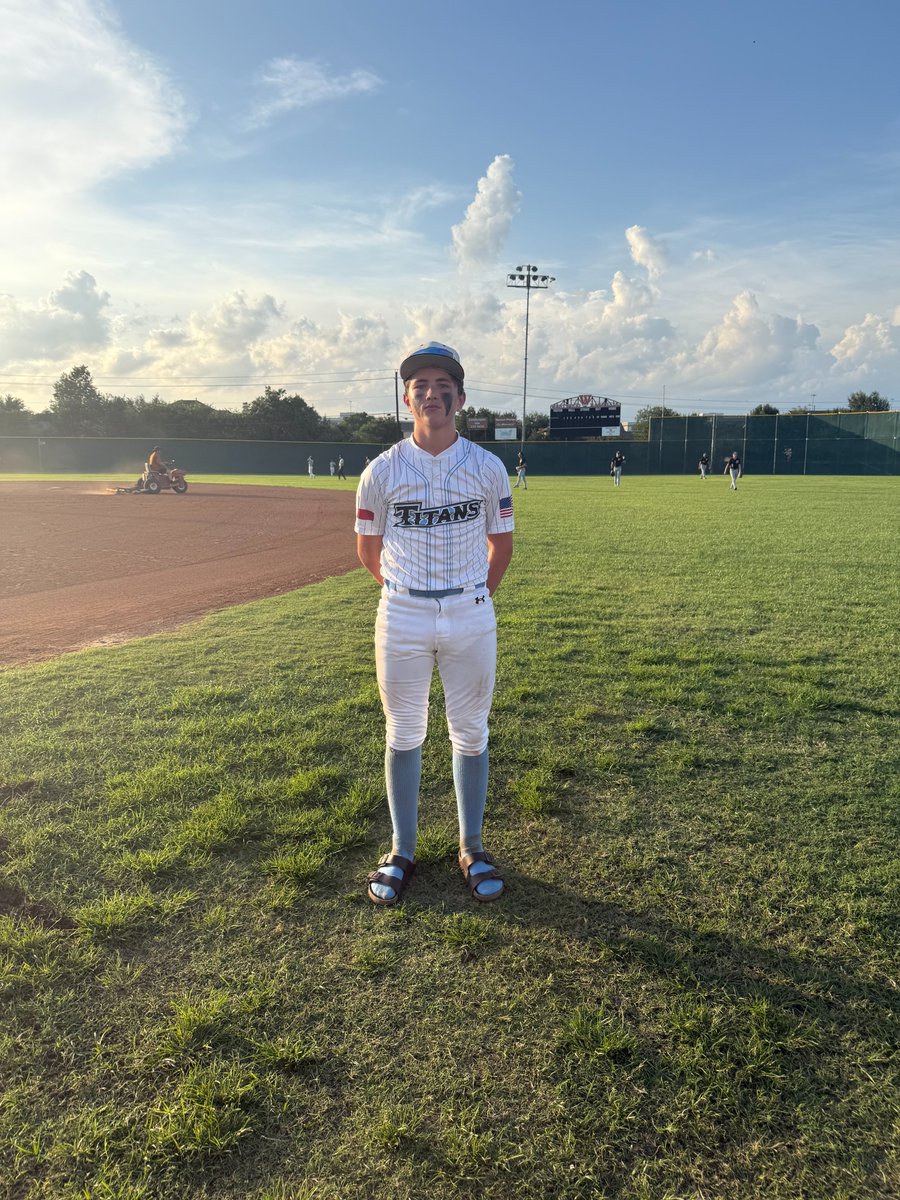 Five Tool South Texas (@fivetoolstx) on Twitter photo F: <a href="/TitanBaseballTX/">Titans Baseball Club</a> 2028 National 4, TBT Ballers Texas 15U American 2
PoG: <a href="/BradyConnell09/">BradyConnell09</a> 2-3, 2B, 2R F: <a href="/TitanBaseballTX/">Titans Baseball Club</a> 2028 National 4, TBT Ballers Texas 15U American 2
PoG: <a href="/BradyConnell09/">BradyConnell09</a> 2-3, 2B, 2R