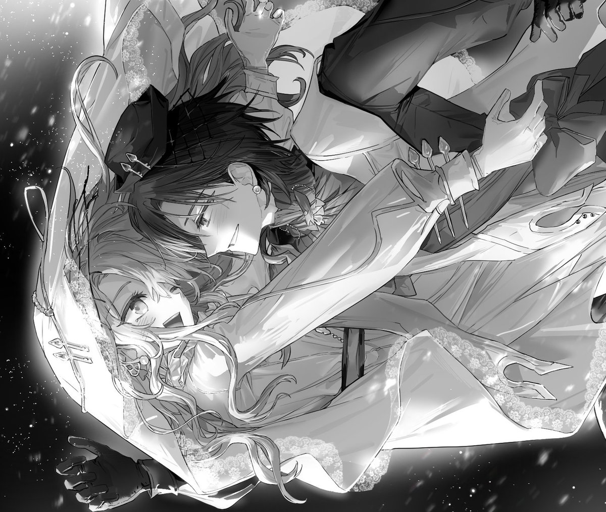 _wa1GA's tweet image. 흑백 작업물입니다~!!