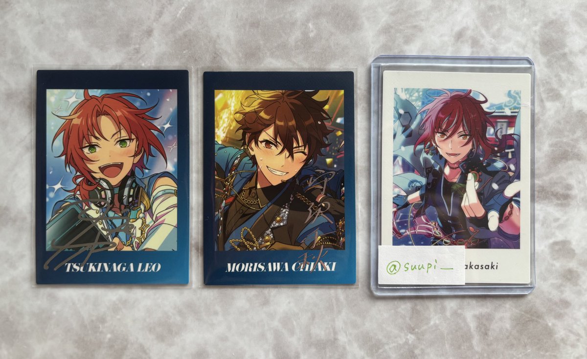 【交換】プロセカ×あんスタ ぱしゃっつ

譲 レオ、千秋
求 夏目

郵送交換希望です(ミニレター発送でも問題ない方)🙇🏻‍♀️お気軽にお声掛けください✮