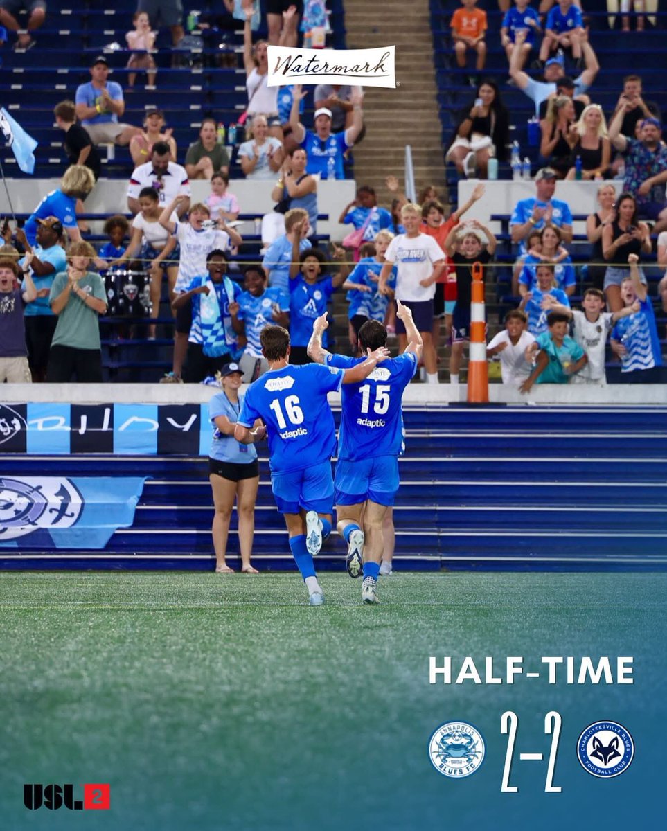 Level at the Half 

#UpTheBlues | 🔵⚪️