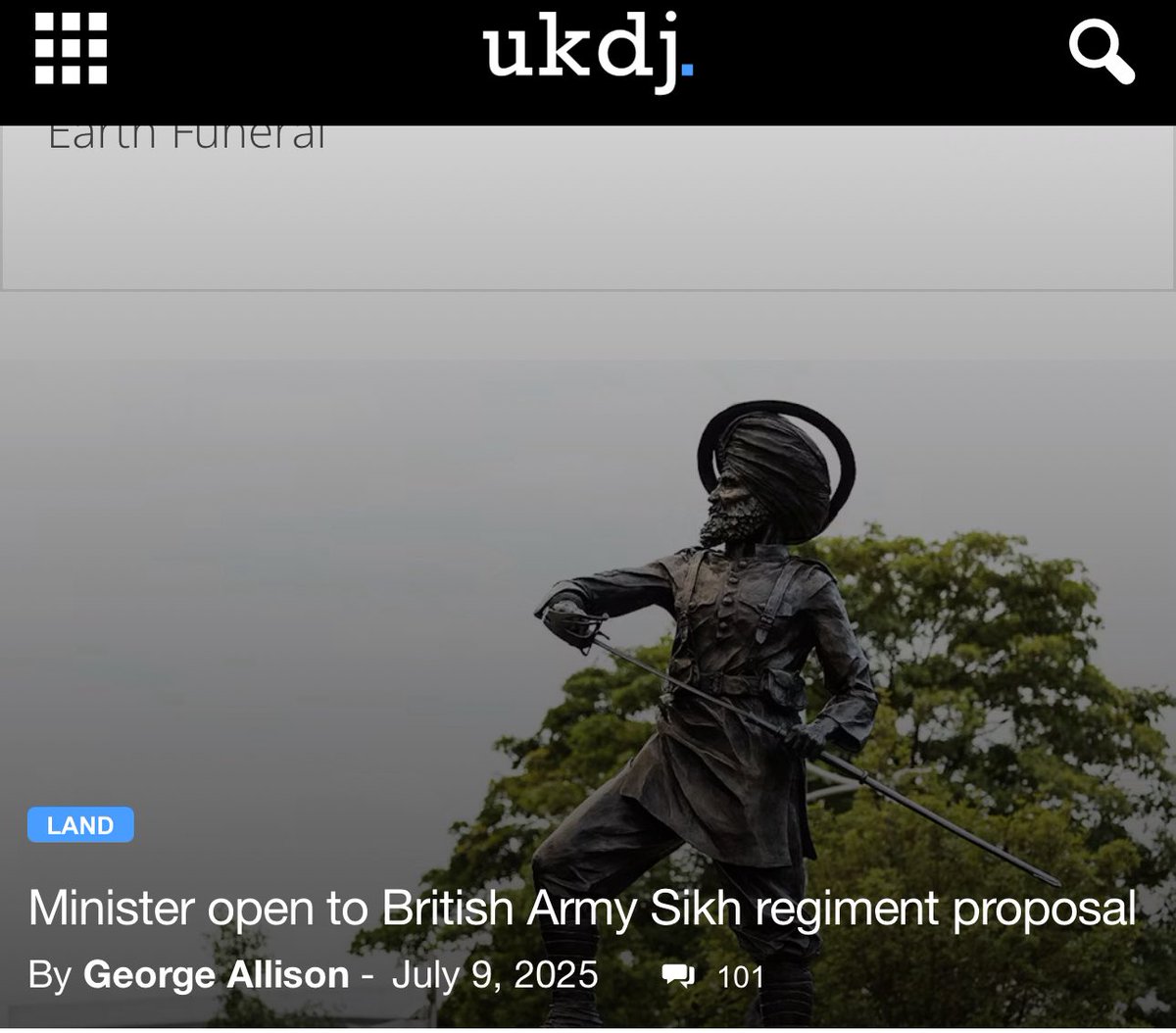SikhLens's tweet image. Sikh soldiers made up 20% of Indian troops in WWI, despite being &lt;2% of the population. Their legacy resurfaces in UK Parliament with calls for a dedicated British Army Sikh Regiment. Time for formal recognition. 🪖
🔗 ukdefencejournal.org.uk/minister-open-…
#SikhRegiment #WW1 #WW2…