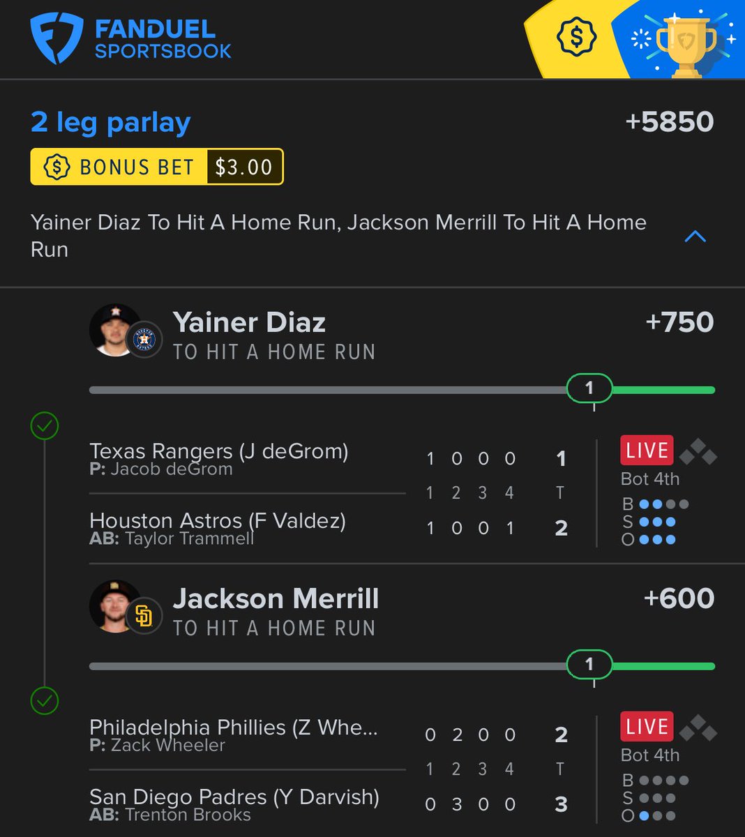 Thank you Diaz🤝⚾️