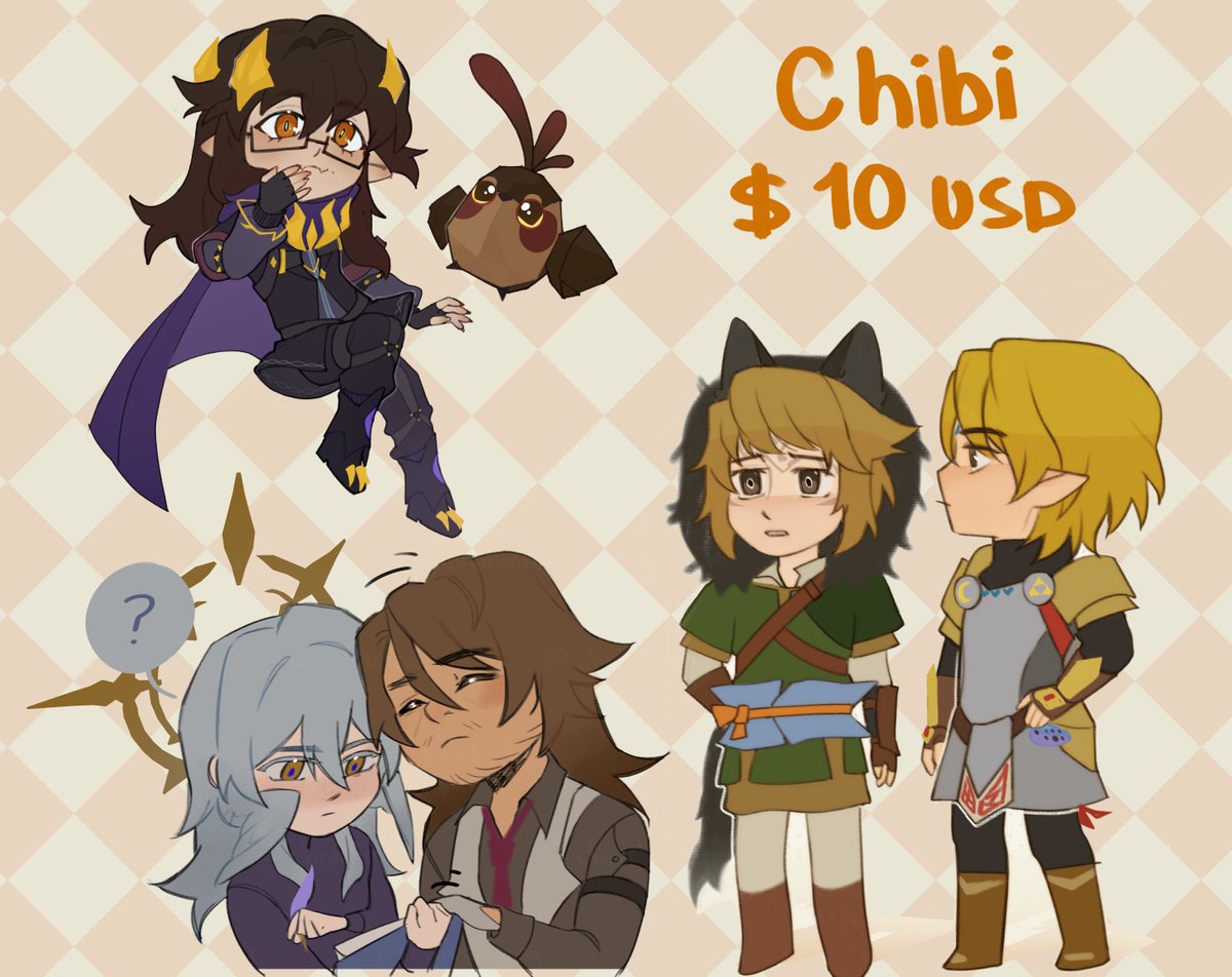 chivebunny's tweet image. Opening summer commissions! Closing the cap in a week :D
Fanart, dnd ocs just as regular oc's are all welcome!
If you are interested, dm me!
Feel free to ask any questions in replies or dms! rt's are heavily appreciated!! Thank you for your support &lt;3