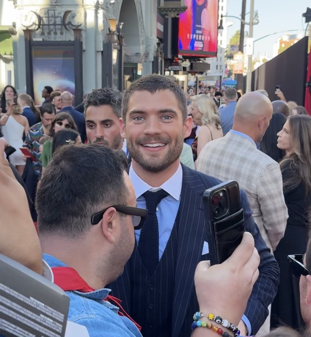 #Superman is in theaters now, and we’re still thinking about this photo from the premiere 🤭