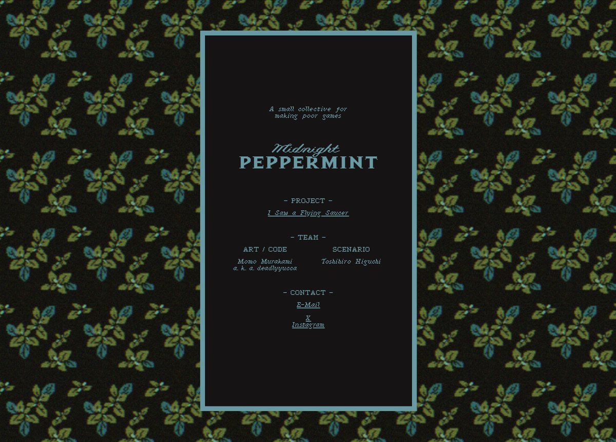 MIDNIGHT PEPPERMINT tweet media