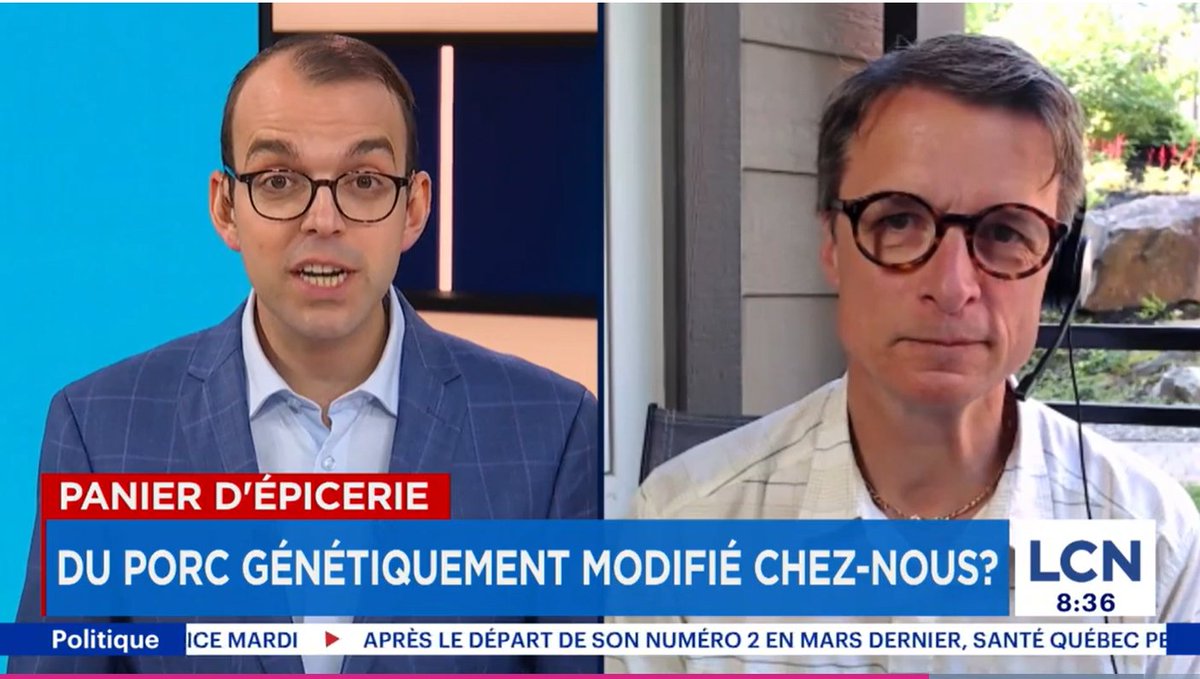 "If you want to sell genetically edited bacon or pork chops to Canadians, that's fine. But label it clearly so consumers can make informed decisions based on how their food was produced."