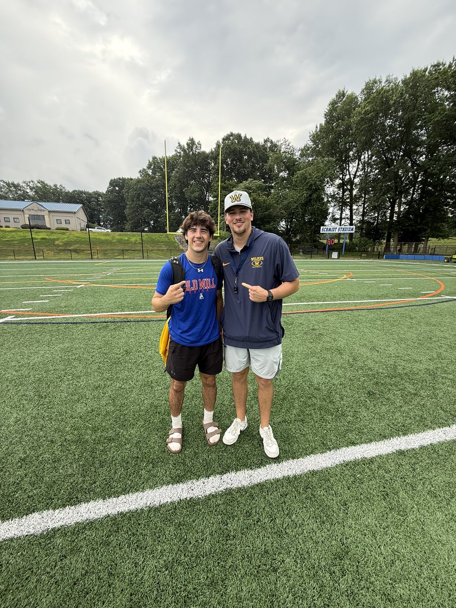 martini_trey's tweet photo. Had a great day today at the @WilkesFootball  prospect camp!! Great atmosphere and great coaches!!
@CoachHoovler 
@CoachDBryant76 https://t.co/k94eIUD1e1