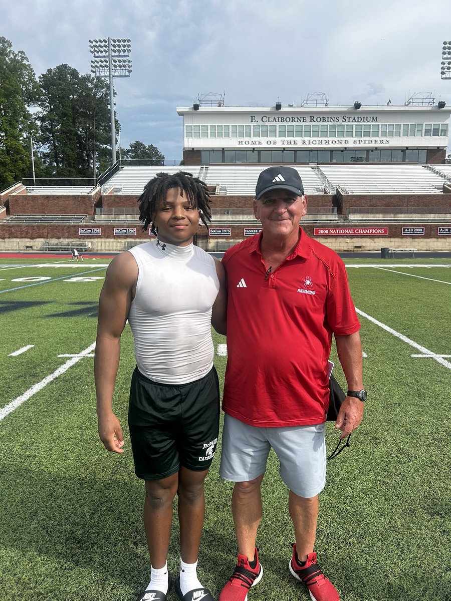 Patrick Maignan (@patrickmaignan4) on Twitter photo Went off today at richmond university finishing off with 2 picks !!! thank you to <a href="/CoachAnthonyFB/">Drew Anthony</a> for coaching me up , another big thanks to <a href="/RussHuesman/">Russ Huesman</a> and <a href="/CoachZach_/">Jameson Zacharias</a> for showing love 🔥🔥🔥🙌🏽 #ATC Went off today at richmond university finishing off with 2 picks !!! thank you to <a href="/CoachAnthonyFB/">Drew Anthony</a> for coaching me up , another big thanks to <a href="/RussHuesman/">Russ Huesman</a> and <a href="/CoachZach_/">Jameson Zacharias</a> for showing love 🔥🔥🔥🙌🏽 #ATC