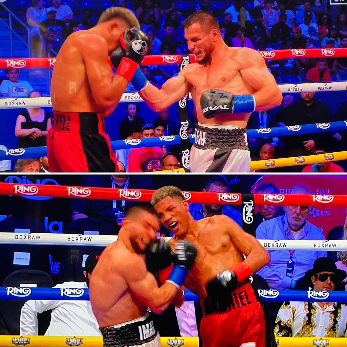 SportzTrackz's tweet photo. David Morrell defeats Imam Khataev by SD to improve his record to 12-1, 9 KOs.
#davidmorrelljr #davidmorrell #cubanboxing #ringiii #berlangasheeraz #ringmagazine #newyorkboxing #daznboxing https://t.co/ka5mPRfzW1